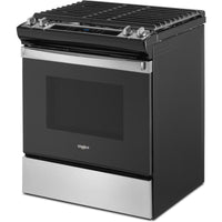 30 Inch Slide-In Gas Range with 4 Sealed Burners, 5.0 cu. ft. Capacity, SpeedHeat™ Burners, Frozen Bake™, Sabbath Mode, Self-Clean, and ADA Compliant: Stainless Steel