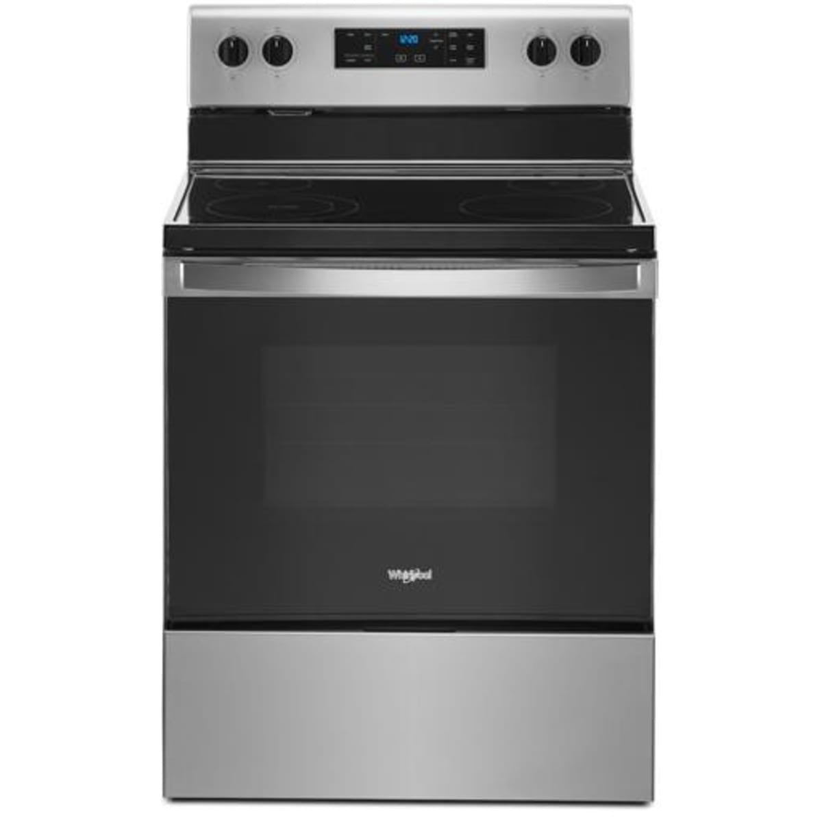 30 Inch Freestanding Electric Range with FlexHeat™, Frozen Bake™ Technology, Adjustable Self-Cleaning, SpillGuard™ Cooktop, Keep Warm Setting, Temperature Sensor, Closed Door Broiling, Warm Zone Element, Control Lock, 5.3 cu. ft. Capacity