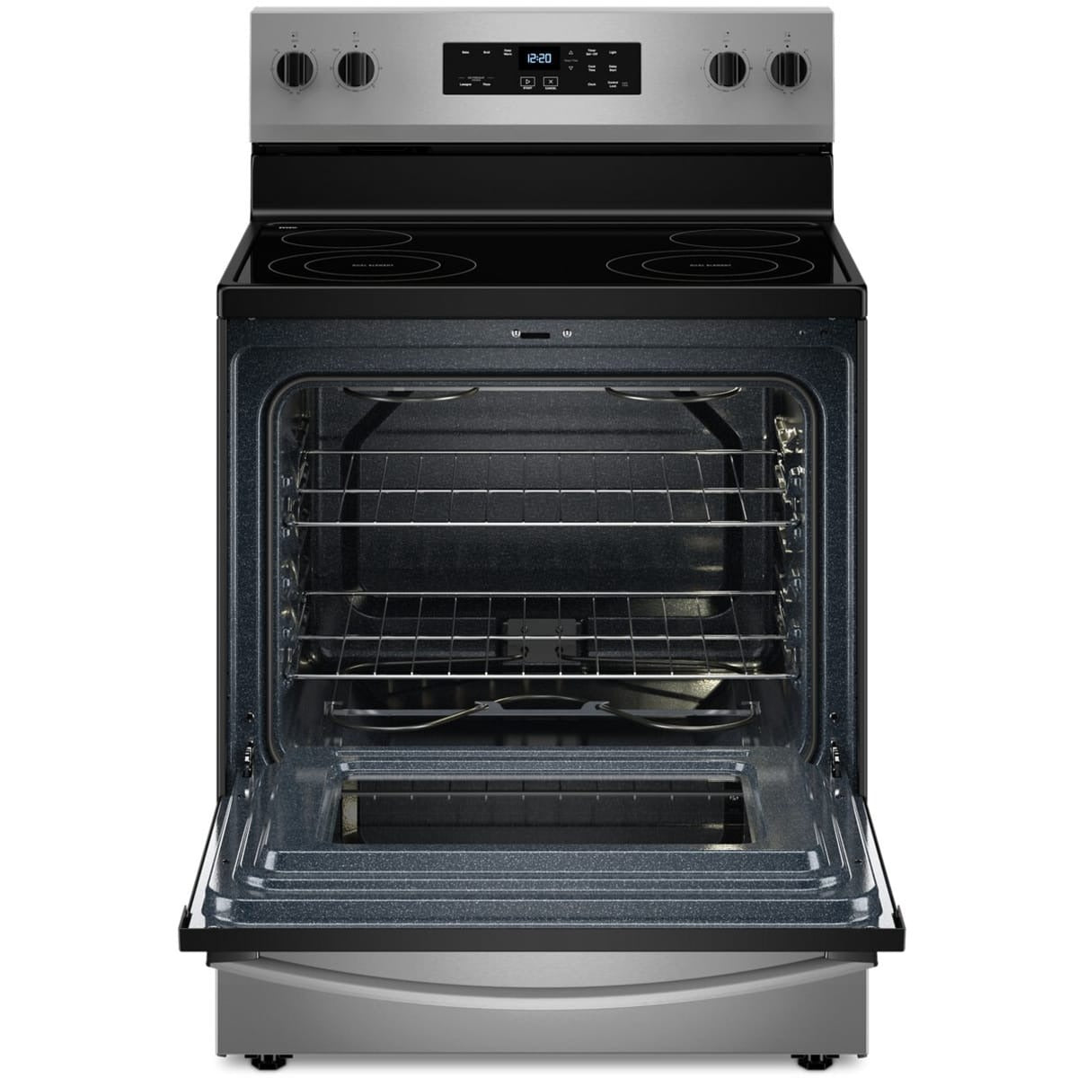 WFES3030RS Whirlpool 5.3 cu. ft. Electric Range with Ceramic Glass Cooktop and Frozen Bake™