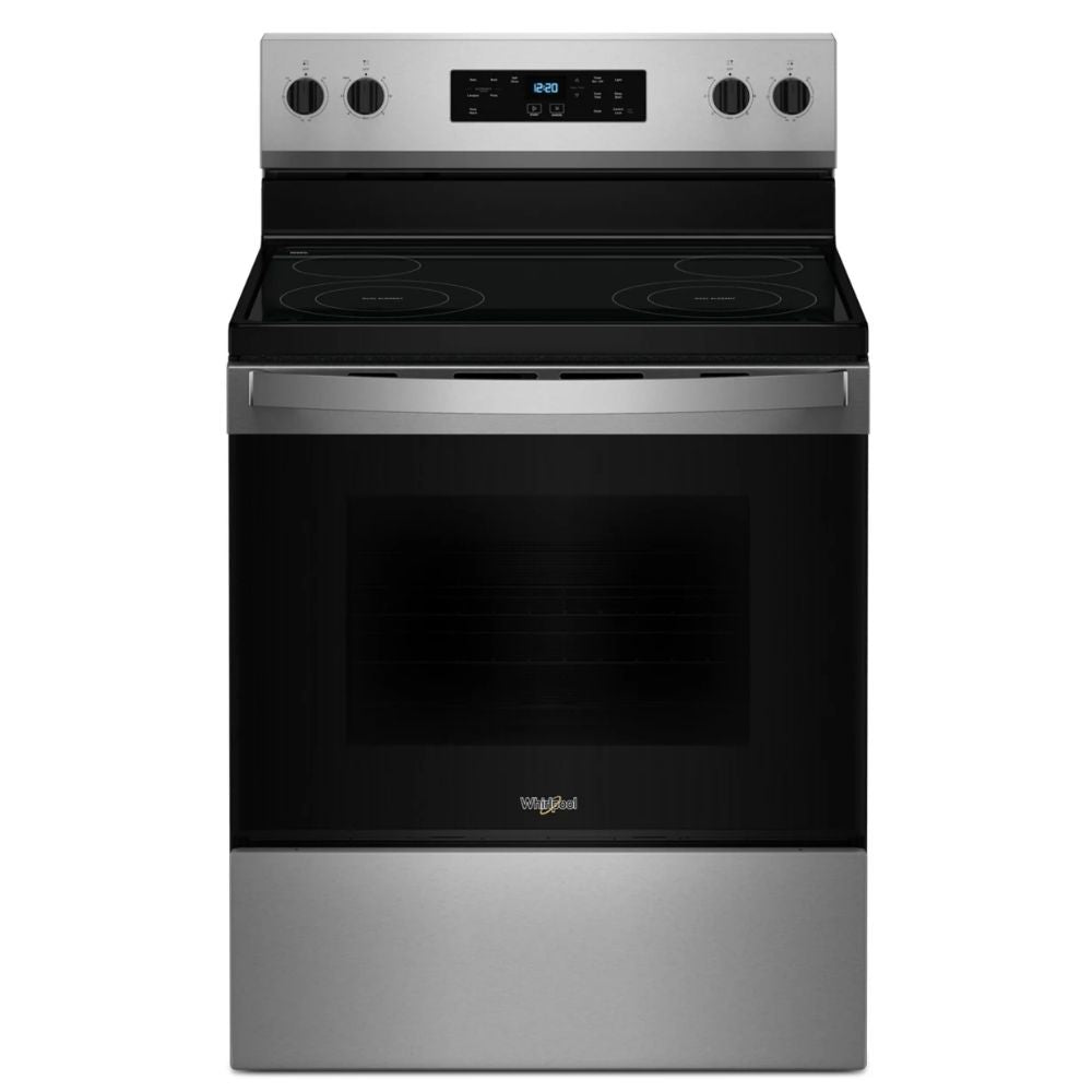 WFES3530RS Whirlpool 5.3 cu. ft. Electric Range with Frozen Bake™ Technology and Ceramic Glass Cooktop