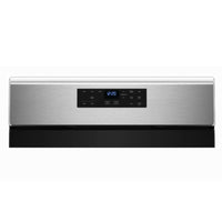 30 Inch Freestanding Gas Range with 5 Sealed Burners, 5.0 cu. ft. Oven Capacity, Porcelain Coated Steel Cooktop, Self-Clean Function, Knobs & Touch Controls, Fingerprint Resistant Stainless Steel