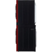 WKEX200HRA LG WashTower™ 4.5 cu. ft. Front Load Washer and 7.4 cu. ft. Electric Dryer in Wild Cherry Red
