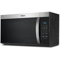 1.7 cu. ft. Over-the-Range Microwave Oven with 1,000 Watts, 2-Speed 300 CFM Venting System, Add 30 Seconds, Glass Turntable, and Cooktop Lighting: Fingerprint Resistant Stainless Steel