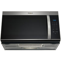 1.7 cu. ft. Over-the-Range Microwave Oven with 1,000 Watts, 2-Speed 300 CFM Venting System, Add 30 Seconds, Glass Turntable, and Cooktop Lighting: Fingerprint Resistant Stainless Steel
