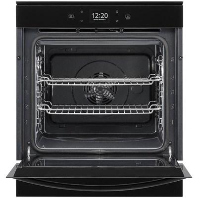 WOS52ES4MB Whirlpool 24" Single Electric Wall Oven with 2.9 Cu. Ft. Capacity and True Convection in Black
