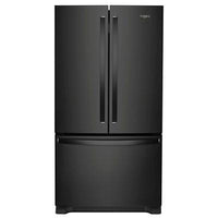 WRF540CWHB Whirlpool 36" French Door Refrigerator with Interior Water Dispenser in Black