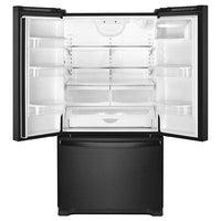 WRF540CWHB Whirlpool 36" French Door Refrigerator with Interior Water Dispenser in Black