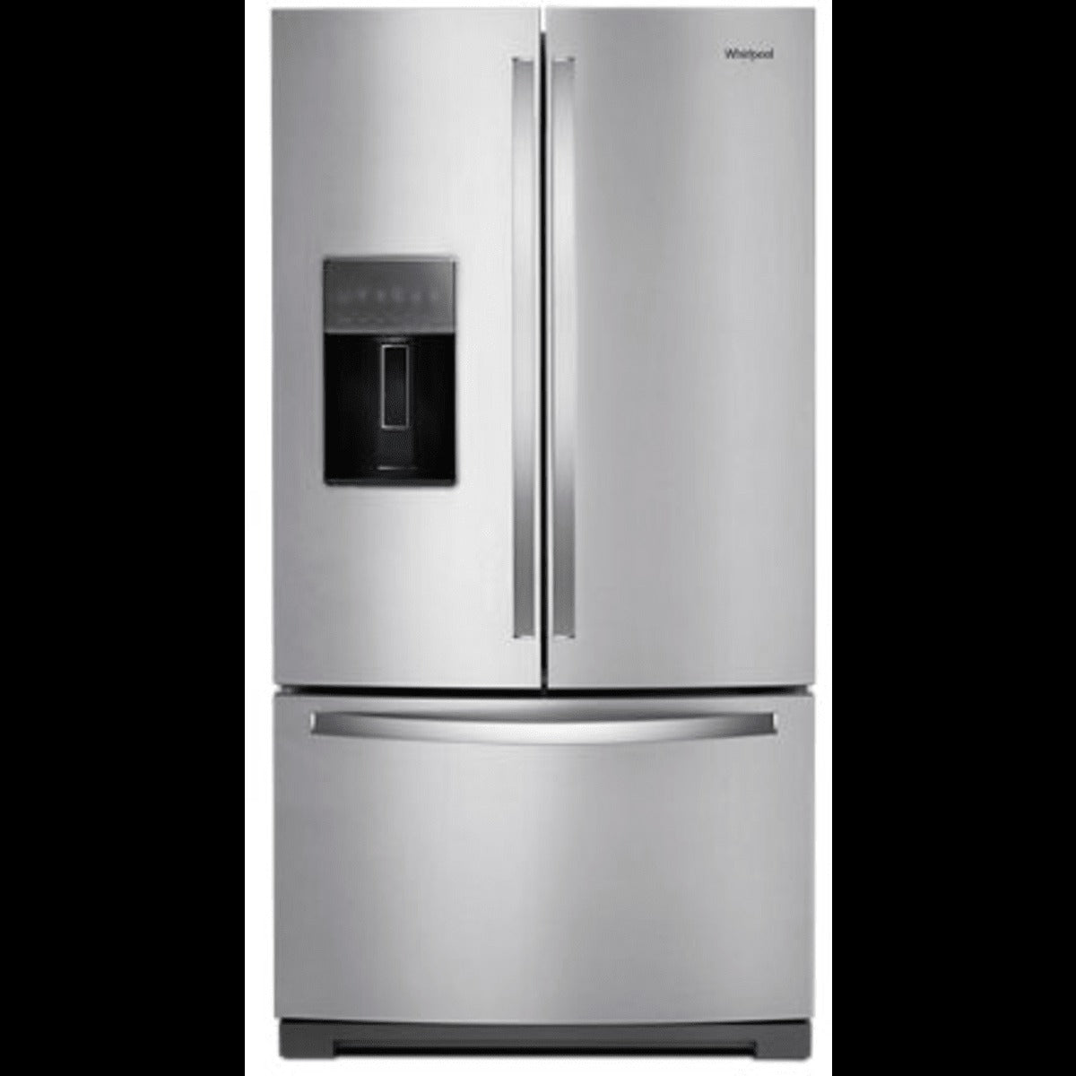 36 Inch French Door Refrigerator with 26.8 cu. ft. Total Capacity, In-Door-Ice® Storage, Exterior Ice/Water Dispenser, Pizza Pocket, Platter Pocket, EveryDrop® Filtration, Adjustable Gallon Door Bins, Two-Tier Freezer Storage.