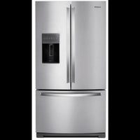 36 Inch French Door Refrigerator with 26.8 cu. ft. Total Capacity, In-Door-Ice® Storage, Exterior Ice/Water Dispenser, Pizza Pocket, Platter Pocket, EveryDrop® Filtration, Adjustable Gallon Door Bins, Two-Tier Freezer Storage.