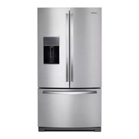 36 Inch French Door Refrigerator with 26.8 Cu. Ft. Capacity, Spillproof Glass Shelves, Humidity-Controlled Crispers, Dual Ice Makers, Exterior Ice and Water Dispenser, EveryDrop™ Filtration, Fingerprint Resistant Stainless Steel, ENERGY STAR Certified