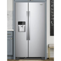 WRS321SDHZ Whirlpool 21.4 cu. ft. Side-by-Side Refrigerator with SpillGuard™ Glass Shelves