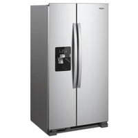 WRS325SDHZ Whirlpool 25 cu. ft. Side-by-Side Refrigerator with In-Door-Ice® Storage and LED Lighting