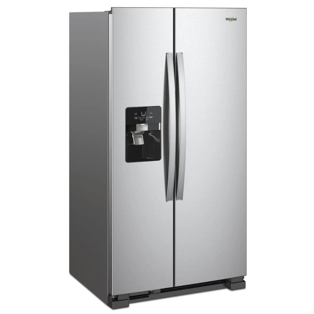 WRS325SDHZ Whirlpool 25 cu. ft. Side-by-Side Refrigerator with In-Door-Ice® Storage and LED Lighting