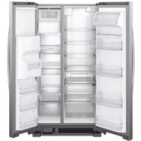 WRS325SDHZ Whirlpool 25 cu. ft. Side-by-Side Refrigerator with In-Door-Ice® Storage and LED Lighting