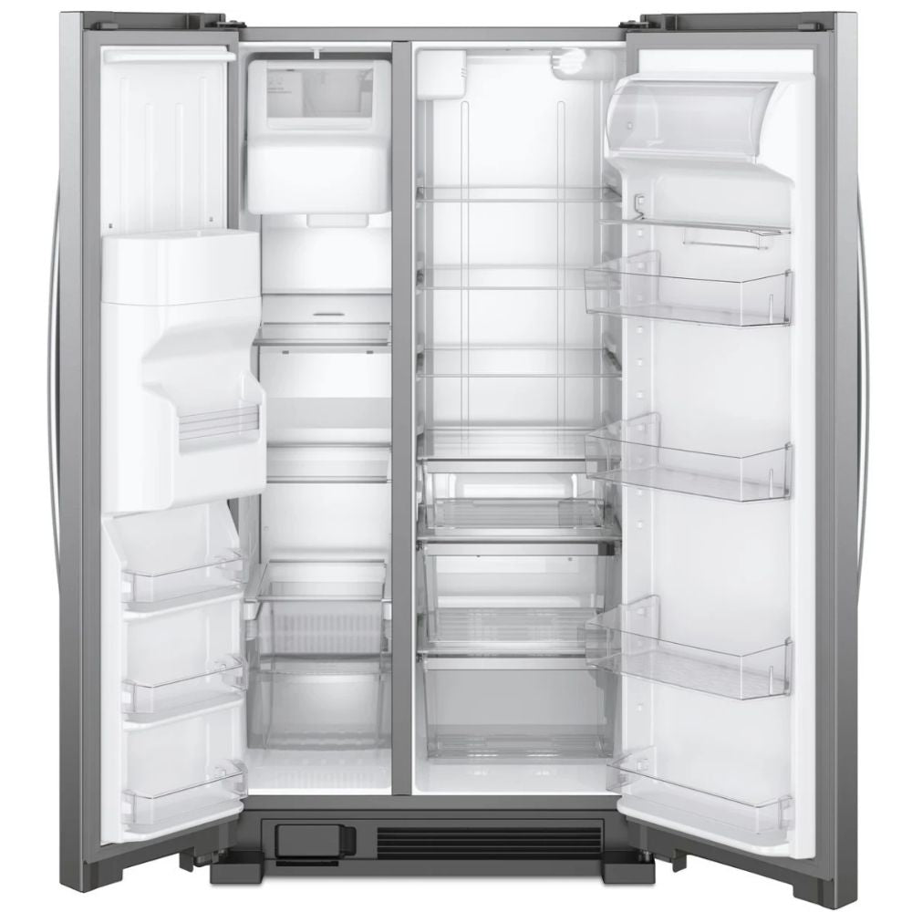 WRS325SDHZ Whirlpool 25 cu. ft. Side-by-Side Refrigerator with In-Door-Ice® Storage and LED Lighting