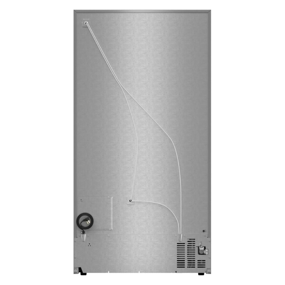 WRSF5536RZ - Whirlpool 25 cu. ft. Side-by-Side Refrigerator with In-Door-Ice® Storage, Frameless Glass Shelves, Humidity-Controlled Crispers (Stainless Steel)