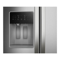 WRSF5536RZ - Whirlpool 25 cu. ft. Side-by-Side Refrigerator with In-Door-Ice® Storage, Frameless Glass Shelves, Humidity-Controlled Crispers (Stainless Steel)