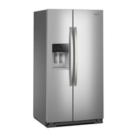 Whirlpool WRSF5836RZ – 36‑Inch Side‑by‑Side Refrigerator with 28.5 Cu. Ft. Capacity, TruCool™ Temperature Management System, Exterior Ice & Water Dispenser, Factory‑Installed Ice Maker (Crushed & Cubed), Adjustable Glass Shelves + 5 Adjustable