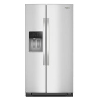 Whirlpool WRSF5836RZ – 36‑Inch Side‑by‑Side Refrigerator with 28.5 Cu. Ft. Capacity, TruCool™ Temperature Management System, Exterior Ice & Water Dispenser, Factory‑Installed Ice Maker (Crushed & Cubed), Adjustable Glass Shelves + 5 Adjustable