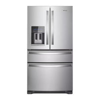 36 Inch French Door Refrigerator with 25 Cu. Ft. Capacity, Spillproof Glass Shelves, Humidity-Controlled Crispers, Ice Maker, Exterior Ice and Water Dispenser, Fingerprint Resistant Stainless Steel, ENERGY STAR Certified