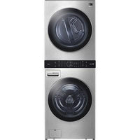 WSEX200HNA LG WashTower™ 4.5 cu. ft. Front Load Washer and 7.4 cu. ft. Electric Dryer in Nature Beige