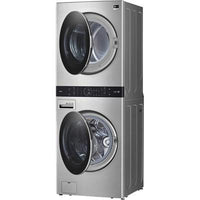 WSEX200HNA LG WashTower™ 4.5 cu. ft. Front Load Washer and 7.4 cu. ft. Electric Dryer in Nature Beige
