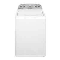 WTW4957PW - Whirlpool 3.8 cu. ft. Top Load Washer with Dual Action Agitator, 12 Wash Cycles, Bulky Items Cycle (White)