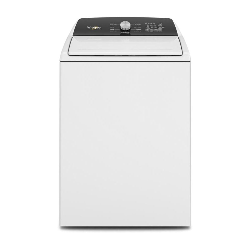 28 Inch Top Load Washer with 4.6 cu. ft. Capacity, Built-in Water Faucet, Smooth Impeller, Presoak Option, Deep Water Wash Option, Stainless Steel Wash Basket, 12 Wash Cycles, Clean Washer, and Quick Wash