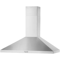 36 Inch Wall Mount Range Hood with 3-Speed/400 CFM Motor, Push-Button Controls, LED Task Lighting, Grease Filters, Flexible Ventilation Options, and ADA Compliant