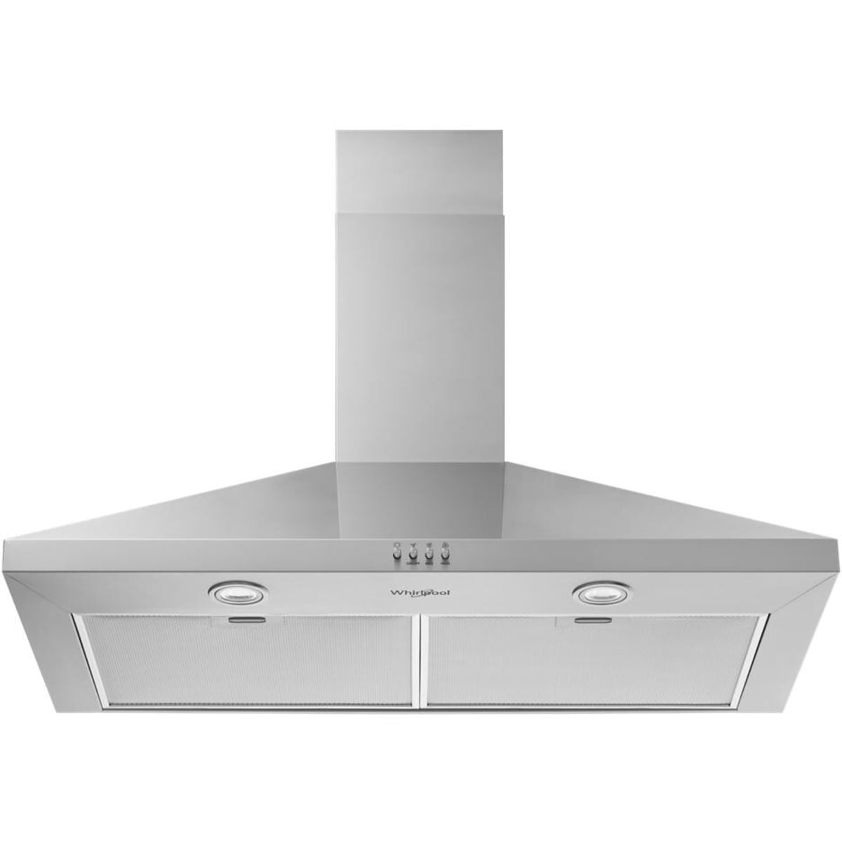 36 Inch Wall Mount Range Hood with 3-Speed/400 CFM Motor, Push-Button Controls, LED Task Lighting, Grease Filters, Flexible Ventilation Options, and ADA Compliant